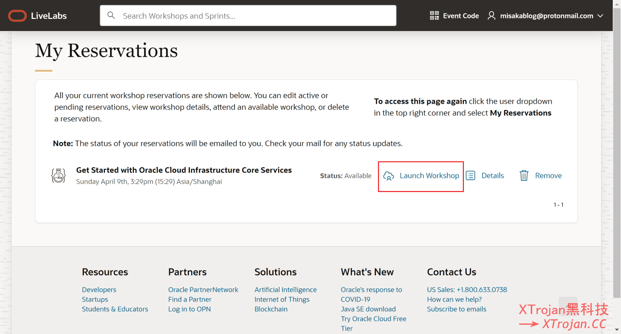 使用 Oracle Cloud 的沙盒，体验甲骨文云服务- Xulala