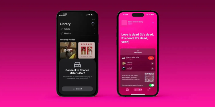 CarPlay 推出 Apple Music 新功能 SharePlay，支持多人共享播放- Xulala
